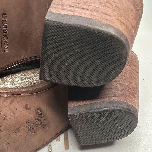 Liberty Black Women's Fringe Leather Western Boots Brown Size 8.5 🛑 - Picture 10 of 11